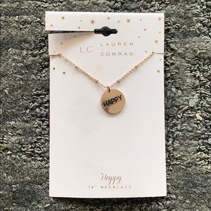 Laura Conrad “Happy” necklace.  Brand new.